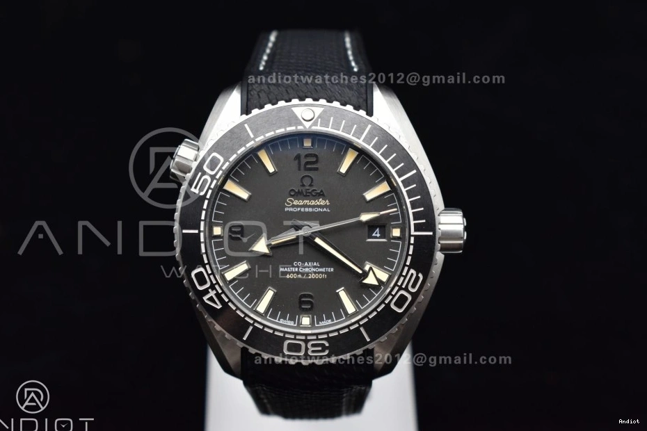 Rubber A8900 Planet Black Edition Ocean on VSF Strap 1:1 Best Clone Dial Super Bezel Gray SS 43.5mm Gray 0103